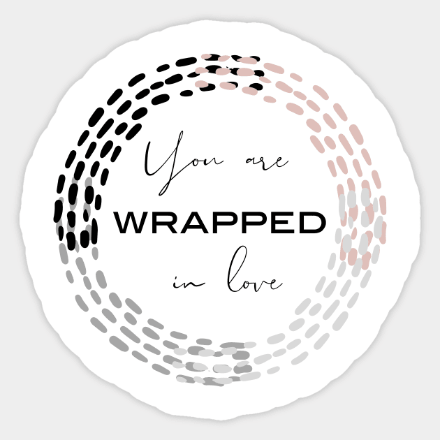 Wrapped in Love (Pink) Sticker by WrappedInLove